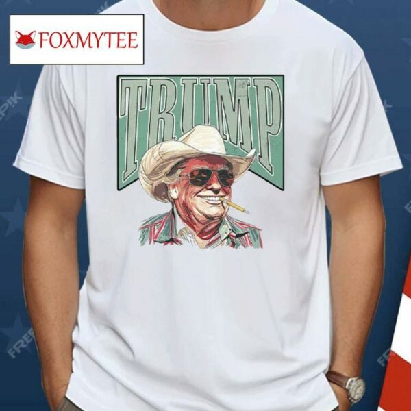 Trump Cowboy Western Make America Great Shirt