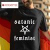 Twin Temple Satanic Feminiss Tshirt