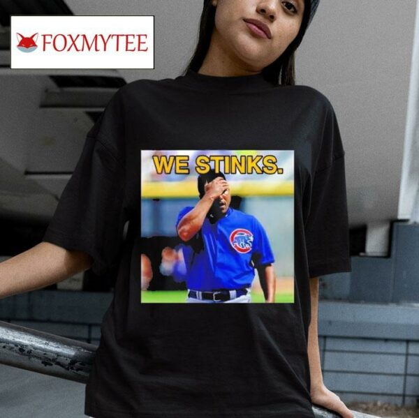 We Stinks Chicago Cubs Tshirt