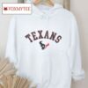 Women's Gameday Couture White Houston Texans Valkyrie Ruffle Sleeve Lightweight Top