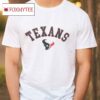Women's Gameday Couture White Houston Texans Valkyrie Ruffle Sleeve Lightweight Top