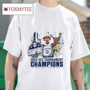 Auburn Men S Basketball Sec Tournament Champions Tshirt