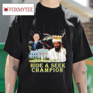 Barack Obama And Osama Bin Laden Hide Seek Champion Tshirt