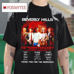 Beverly Hills Th Anniversary Thank You For The Memories Signatures Tshirt