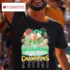 Nba Finals Champions Boston Celtics Basketball Team Signatures Tshirt