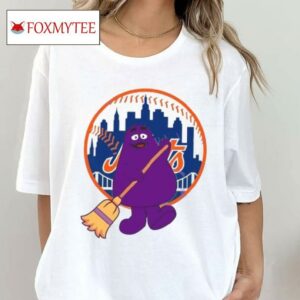 New York Mets And Grimace Sweep Lfgm Shirt