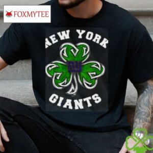 Nfl New York Giants Three Leaf Clover St Patrick's Day Football Sports T Shirt
