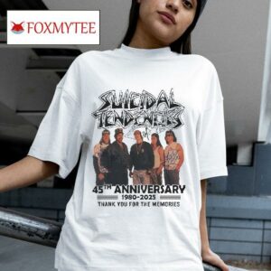 Suicidal Tendencies Th Anniversary Signatures Thank You For The Memories Tshirt