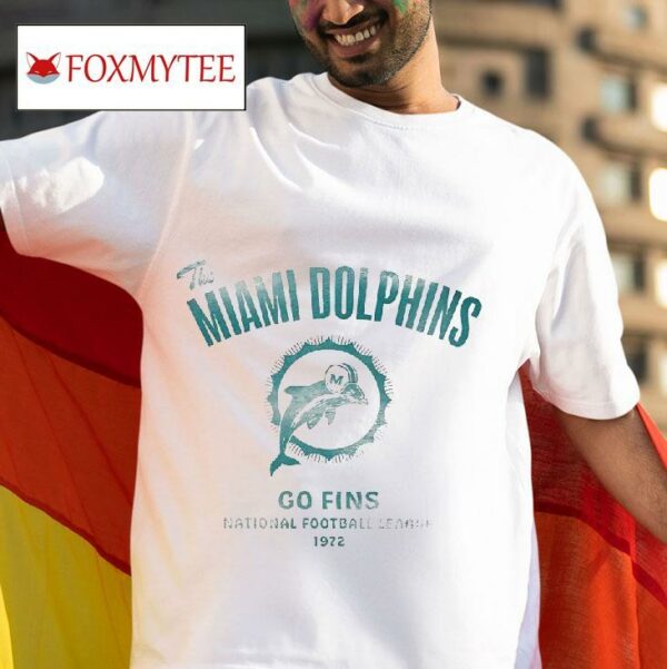 The Miami Dolphins Go Fins National Football League Since Vintage Tshirt